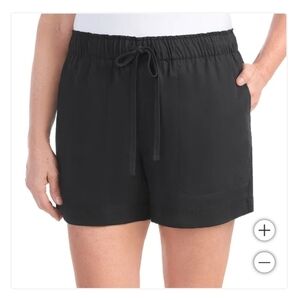 NWT Hilary Radley Women's Tencel soft black Short Black‎